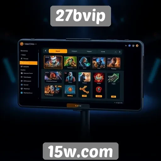 Exploração da interface do usuário do 27bvip